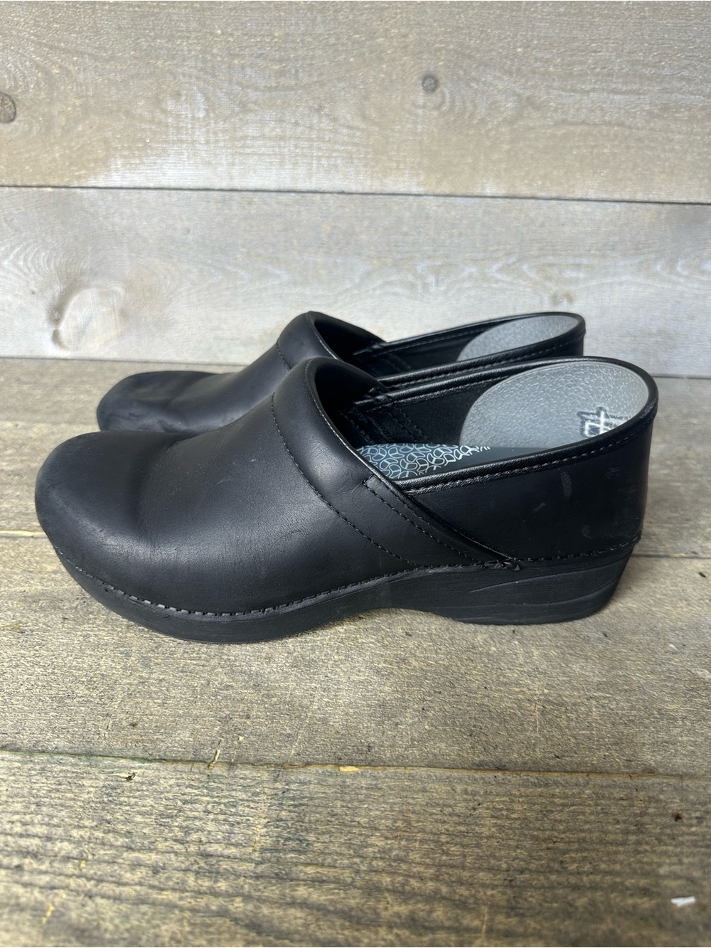 Dansko Non-slip clogs XP 2.0 41 Womens Size 10.5-11 Black Leather Slip On